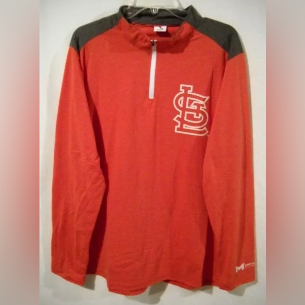 NEW 2019 St. Louis Cardinals Long Sleeve 1/4 Zip-up Giveaway - Size XL